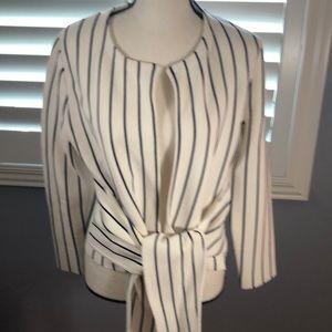 Ann Taylor cream and black jacket